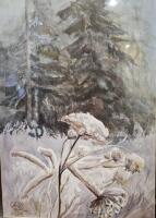 Картина "Ледяной цветок"