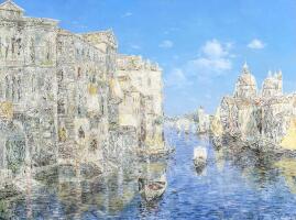 Картина "Венеция, освещенная солнцем"