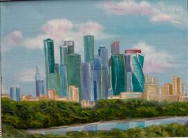 Картина «Москва-Сити»
