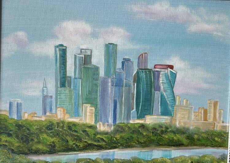 Картина «Москва-Сити»