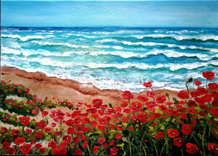 Картина «Весна на море»