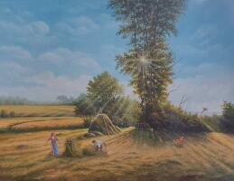 Пейзаж «Сбор сена»